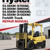 Hyster S3.50XM (S70XM), S4.00XM (S80XM), S4.50XM (S100XM), S5.50XM (S120XM) Forklift Truck E004 Series Repair Manual