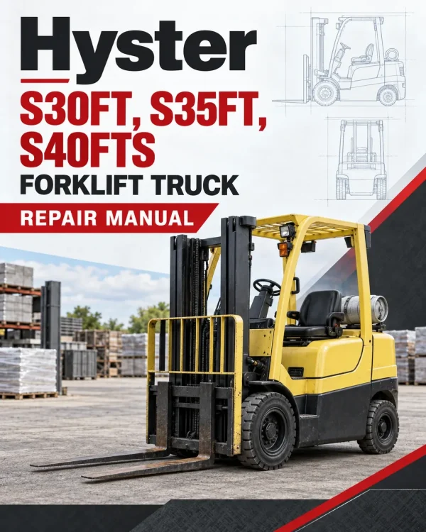 Hyster S30FT, S35FT, S40FTS Forklift Truck E010 Series Repair Manual Hyster S30FT, S35FT, S40FTS Forklift Truck E010 Series Repair Manual