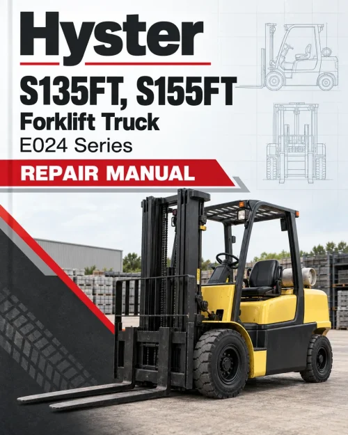 Hyster S135FT, S155FT Forklift Truck E024 Series Repair Manual (USA) Hyster S135FT, S155FT Forklift Truck E024 Series Repair Manual (USA)