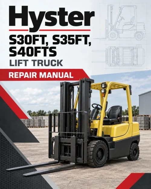 Hyster S30FT, S35FT, S40FTS Lift Truck F010 Series Repair Manual