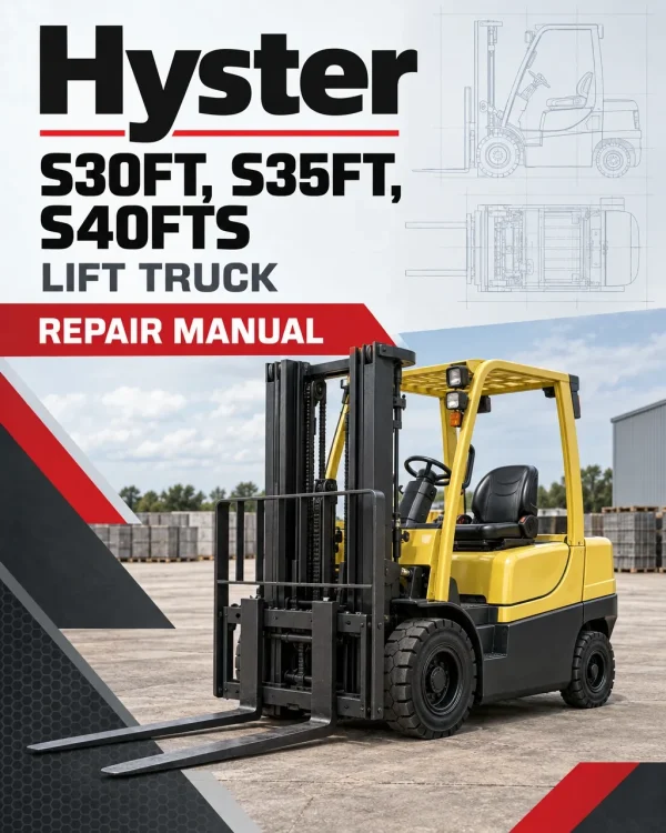 Hyster S30FT, S35FT, S40FTS Lift Truck F010 Series Repair Manual Hyster S30FT, S35FT, S40FTS Lift Truck F010 Series Repair Manual