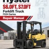 Hyster S6.0FT, S7.0FT Forklift Truck F024 Series Repair Manual (EU) Hyster S6.0FT, S7.0FT Forklift Truck F024 Series Repair Manual (EU)