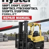 Hyster S80FT, S100FT, S120FT, S80FTBCS, FTBCS100FTBCS, S120FTS, S120FTPRS Forklift G004 Series Repair Manual (USA)