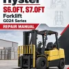 Hyster S6.0FT, S7.0FT Forklift G024 Series Repair Manual (EU) Hyster S6.0FT, S7.0FT Forklift G024 Series Repair Manual (EU)