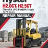 Hyster H2.0CT, H2.5CT Diesel & LPG Forklift Truck A274 Series Repair Manual (EU)