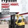 Hyster H40XT, H50XT, H60XT Forklift A380 Series Repair Manual (EU) Hyster H40XT, H50XT, H60XT Forklift A380 Series Repair Manual (EU)