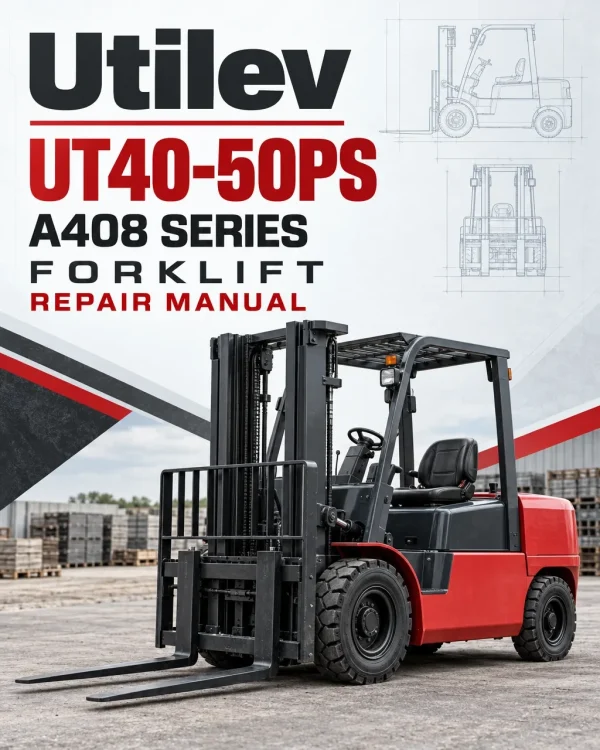 Utilev UT40-50PS Forklift A408 Series Repair Manual Utilev UT40-50PS Forklift A408 Series Repair Manual