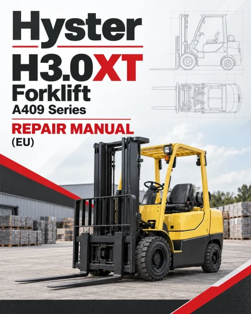 Hyster H3.0XT Forklift A409 Series Repair Manual (EU) Hyster H3.0XT Forklift A409 Series Repair Manual (EU)
