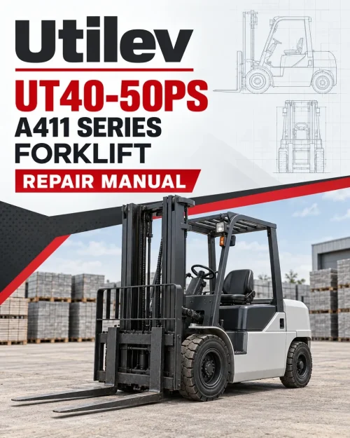 Utilev UT40-50PS Forklift A411 Series Repair Manual Utilev UT40-50PS Forklift A411 Series Repair Manual