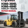 Hyster H360-36HD, H360-48HD Forklift Trucks B238 Series Repair Manual