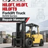 Hyster H8.0FT, H9.0FT, H8.0FT9 Forklift Truck B299 Series Repair Manual (EU)