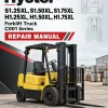 Hyster S1.25XL, S1.50XL, S1.75XL, H1.25XL, H1.50XL, H1.75XL Forklift Truck C001 Series Repair Manual (EU)