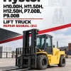 Hyster H10.00H, H11.50H, H12.50H, P7.00B, P9.00B Lift Truck C007 Series Repair Manual (EU)