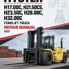 Hyster H17.00C, H21.50CS, H23.50C, H28.00C, H32.00C Forklift Truck C008 Series Repair Manual (EU)