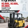 Hyster H2.00XL, H2.50XL, H3.00XL Forklift Truck C177 Series Repair Manual (EU)
