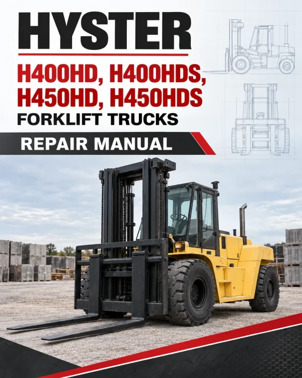 Hyster H400HD, H400HDS, H450HD, H450HDS Forklift Trucks C236 Series Repair Manual Hyster H400HD, H400HDS, H450HD, H450HDS Forklift Trucks C236 Series Repair Manual
