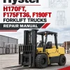 Hyster H170FT, F175FT36, F190FT Forklift Trucks C299 Series Repair Manual