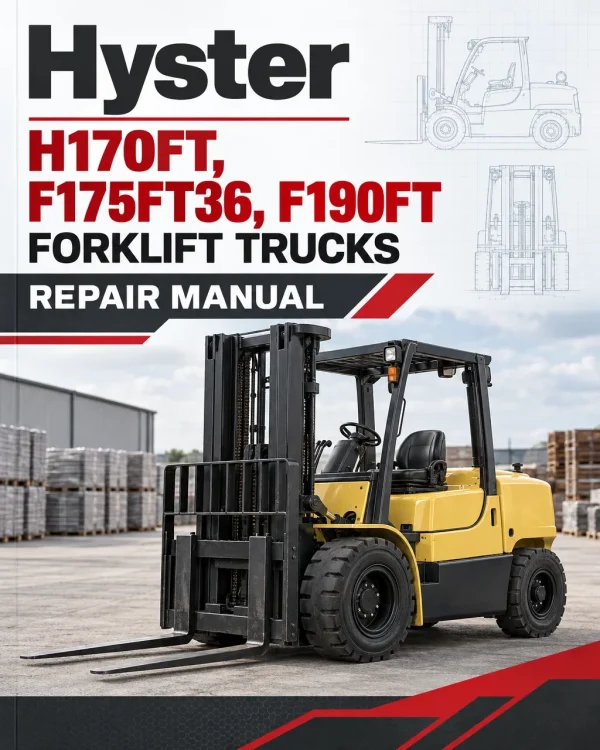 Hyster H170FT, F175FT36, F190FT Forklift Trucks C299 Series Repair Manual