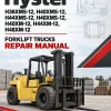 Hyster H36XMS-12, H40XMS-12, H44XMS-12, H48XMS-12, H40XM-12, H44XM-12, H48XM-12 Forklift Trucks C917 Series Repair Manual