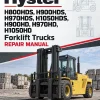 Hyster H800HDS, H900HDS, H970HDS, H1050HDS, H900HD, H970HD, H1050HD Forklift Trucks C917 Series Repair Manual