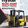Hyster H2.5XT, H3.0XT Forklift Trucks C966 Series Repair Manual