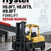 Hyster H8.0FT, H8.0FT9, H9.0FT Forklift D299 Series Repair Manual Hyster H8.0FT, H8.0FT9, H9.0FT Forklift D299 Series Repair Manual