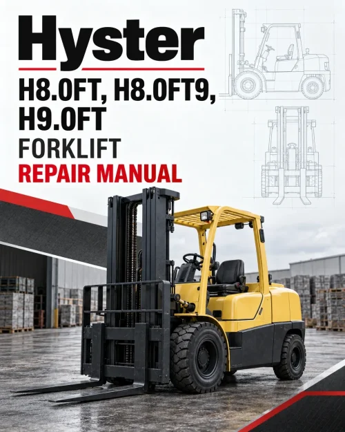 Hyster H8.0FT, H8.0FT9, H9.0FT Forklift D299 Series Repair Manual Hyster H8.0FT, H8.0FT9, H9.0FT Forklift D299 Series Repair Manual