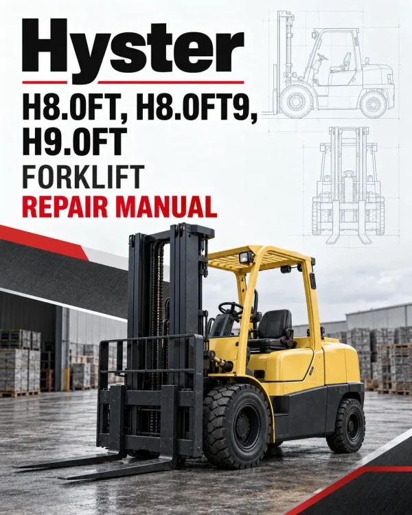 Hyster H8.0FT, H8.0FT9, H9.0FT Forklift D299 Series Repair Manual Hyster H8.0FT, H8.0FT9, H9.0FT Forklift D299 Series Repair Manual