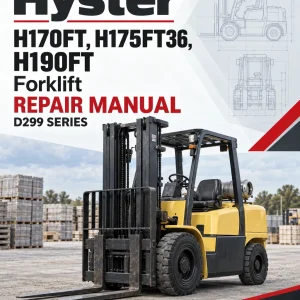 Hyster H170FT, H175FT36, H190FT Forklift D299 Series Repair Manual