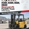 Hyster H30H, H40H, H50H, H60H Diesel and LPG Forklift Truck E003 Series Manual (USA) Hyster H30H, H40H, H50H, H60H Diesel and LPG Forklift Truck E003 Series Manual (USA)