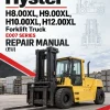 Hyster H8.00XL, H9.00XL, H10.00XL, H12.00XL Forklift Truck E007 Series Repair Manual (EU)