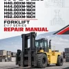 Hyster H40.00XM-16CH, H44.00XM-16CH, H48.00XM-16CH, H50.00XM-16CH, H52.00XM-16CH Forklift E117 Series Repair Manual