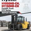 Hyster H1050HD-CH, H1150HD-CH Forklift Truck E117 Series Repair Manual (USA) Hyster H1050HD-CH, H1150HD-CH Forklift Truck E117 Series Repair Manual (USA)
