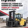 Hyster H180HD-EC6, H180HD-EC7, H200HD-EC7, H200HD-ECD7 Forklift Trucks E214 Series Repair Manual Hyster H180HD-EC6, H180HD-EC7, H200HD-EC7, H200HD-ECD7 Forklift Trucks E214 Series Repair Manual