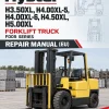 Hyster H3.50XL, H4.00XL-5, H4.00XL-6, H4.50XL, H5.00XL Forklift Truck F005 Series Repair Manual (EU) Hyster H3.50XL, H4.00XL-5, H4.00XL-6, H4.50XL, H5.00XL Forklift Truck F005 Series Repair Manual (EU)