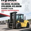 Hyster H8.00XM, H9.00XM, H10.00XM, H12.00XM Forklift Truck F007 Series Service Repair Manual (EU) Hyster H8.00XM, H9.00XM, H10.00XM, H12.00XM Forklift Truck F007 Series Service Repair Manual (EU)
