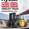 Hyster H170HD, H190HD, H210HD, H230HD, H250HD, H280HD Forklift Truck F007 Series Repair Manual (USA)