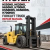 Hyster H550HD, H620HD, H650HD, H700HD, H550HDS, H650HDS, H700HDS Forklift Truck F008 Series Repair Manual (USA)