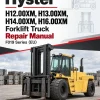Hyster H12.00XM, H13.00XM, H14.00XM, H16.00XM Forklift Truck F019 Series Repair Manual (EU)