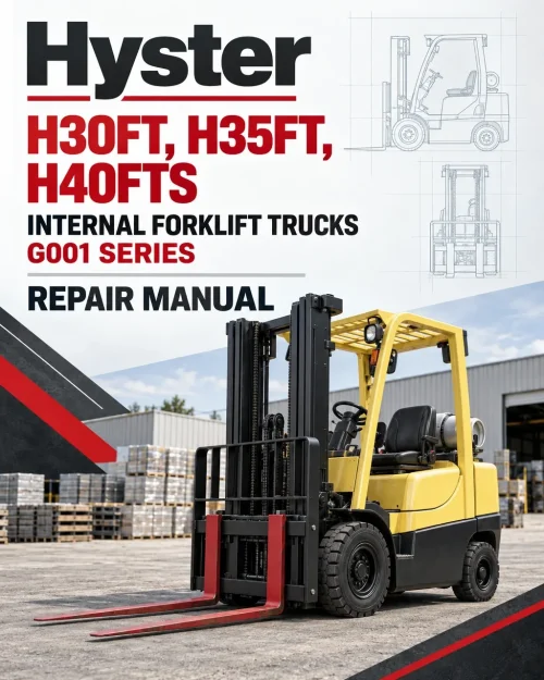 Hyster H30FT, H35FT, H40FTS Internal Forklift Trucks G001 Series Repair Manual Hyster H30FT, H35FT, H40FTS Internal Forklift Trucks G001 Series Repair Manual