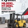 Hyster H6.00XL, H7.00XL Diesel & LPG Forklift Truck G006 Series Repair Manual (EU) Hyster H6.00XL, H7.00XL Diesel & LPG Forklift Truck G006 Series Repair Manual (EU)