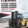 Hyster H170HD, H190HD, H210HD, H230HD, H250HD, H280HD Forklift Truck G007 Series Repair Manual (USA)