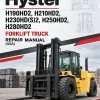 Hyster H190HD2, H210HD2, H230HD(S)2, H250HD2, H280HD2 Forklift Truck J007 Series Repair Manual (USA)