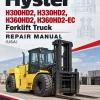 Hyster H300HD2, H330HD2, H360HD2, H360HD2-EC Forklift Truck J019 Series Repair Manual (USA)