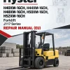 Hyster H40XM-16CH, H44XM-16CH, H48XM-16CH, H50XM-16CH, H52XM-16CH Forklift J117 Series Repair Manual (EU) Hyster H40XM-16CH, H44XM-16CH, H48XM-16CH, H50XM-16CH, H52XM-16CH Forklift J117 Series Repair Manual (EU)