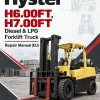 Hyster H6.00FT, H7.00FT Diesel & LPG Forklift Truck K006 Series Repair Manual (EU) Hyster H6.00FT, H7.00FT Diesel & LPG Forklift Truck K006 Series Repair Manual (EU)