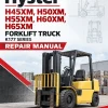 Hyster H45XM, H50XM, H55XM, H60XM, H65XM Forklift Truck K177 Series Repair Manual (USA) Hyster H45XM, H50XM, H55XM, H60XM, H65XM Forklift Truck K177 Series Repair Manual (USA)