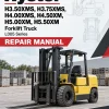 Hyster H3.50XMS, H3.75XMS, H4.00XMS, H4.50XM, H5.00XM,H5.50XM Forklift Truck L005 Series Repair Manual (EU) Hyster H3.50XMS, H3.75XMS, H4.00XMS, H4.50XM, H5.00XM,H5.50XM Forklift Truck L005 Series Repair Manual (EU)