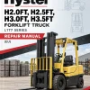 Hyster H2.0FT, H2.5FT, H3.0FT, H3.5FT Forklift Truck L177 Series Repair Manual (EU) Hyster H2.0FT, H2.5FT, H3.0FT, H3.5FT Forklift Truck L177 Series Repair Manual (EU)