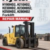 Hyster H190HD2, H210HD2, H230HD2, H230HDS2, H250HD2, H280HD2 Forklift N007 Series Repair Manual